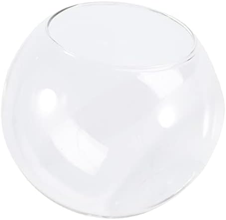 Ipetboom Hamster Glass Nest Clear Container Clear Glass Mini Containers Hamsters Glass Nests Guinea Pigs Sand Container Sand Bath Container Hamster Bed Hamster Sleep Bed Cooling Pet Nest