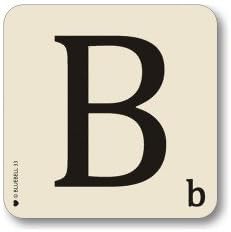 Alphabet Table Mat Letter B