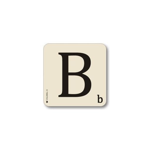 Bluebell alfabetet underlägg – personanpassa bordsnamn ord b