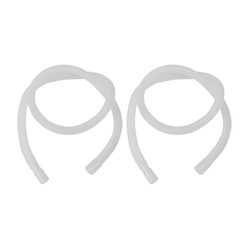 BQLZR 2 Stück Ersatzschlauch 47,24 Zoll Länge Kunststoff für Urinalflasche Urinflasche