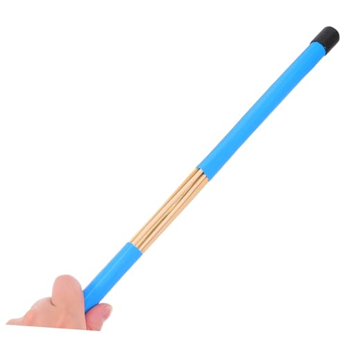 Sosoport 1par Bundle Varillas profesionales de madera para jazz y música folk, y pinceles de percusión fáciles de usar con agarre cómodo para principiantes miniatura 4