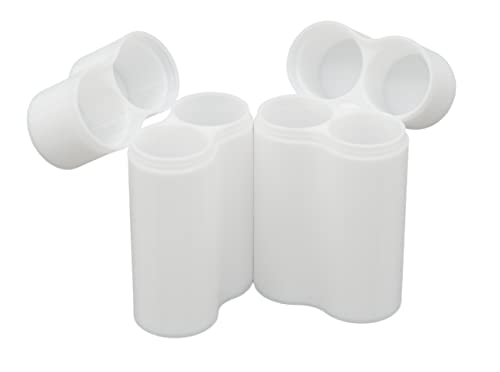 Protect Your Power - Slimline 21700 Battery Case, Compact Durable TPU Organizer for Travel, Flashlights & Everyday Carry – 2-Pack (Holds 2 Batteries)