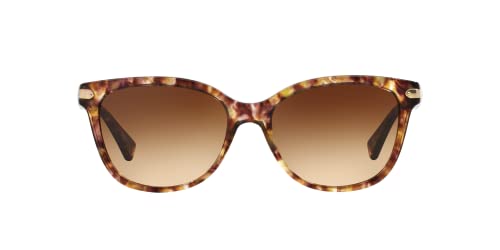 Coach HC8132 Sunglasses, Light Brown Confetti Tortoise/Brown Gradient, 57 mm3