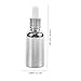 VICASKY 10pcs Empty Dropper Bottles for Essential Oil Hair Oil Perfume Travel Dropper for Beauty Products Storage
