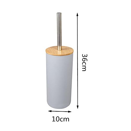 Cepillo para inodoro gris pequeño de limpieza profunda 4