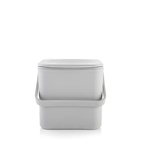 Bote de Composta de Cocina Minky 3.5L Gris Claro miniatura 5