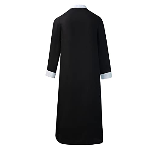 Muslim Thobe for Men Arabic Clothes Mens Caftans Casual Mens Arab Thobe with Pocket Muslim Clothes for Men2