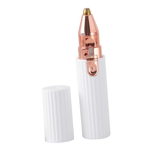 SOESFOUFU 1 Set Electric Epilator Shaver for Women Smooth Hair Remover Electric Shaver Eyebrow Trimmer Face Razors for Women Upper Lip Hair Removal Electric Facial Epilator Abs White