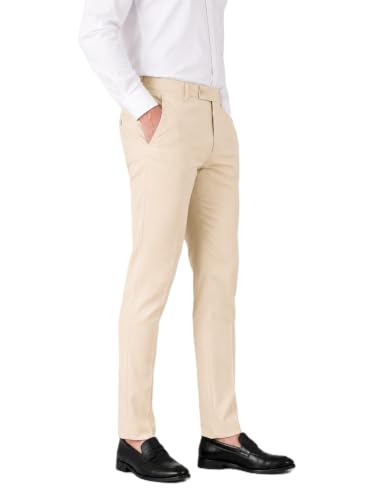 Image of Mens Formal Pant | Comfortable Cotton Trousers for Office and Business Wear