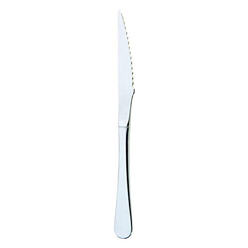 Cubiertos. 2 Cuchillo Churrasco Liso Inx En Oferta Flores Cortes 20120-2 Cuchillos Churrasco Liso 18/0 (Bl