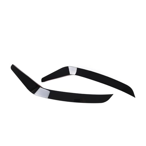 Negro brillante molduras laterales parachoques delantero Mustang S650 alas de coche 2025
