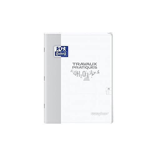 Oxford Lot de 10 Cahiers TP esaybook agrafé 24x32cm 80 p 90-120G seyès/uni couleurs aléatoires