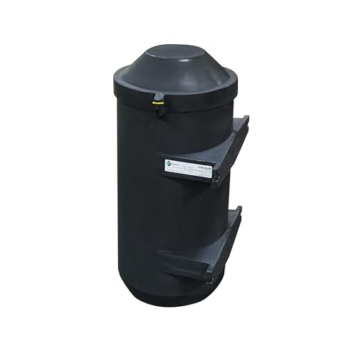 Enpac Poly Edge Truck Mount Spill Response Carrier, Black, UV Resistant, Lockable, Slotted Footprint, Easy Install, Hinged Lid