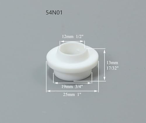 Image of RIVERWELD TIG Welding Gas Lens Insulator Cup Gas Gaskets 54N01 10pcs | for DB PTA SR WP 17 18 26 TIG Welding Torch
