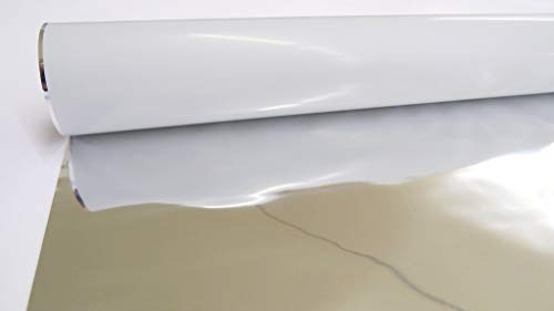 Jonas Geschenkfolie 70cm x 50m WEISS/SILBER Minimalistisch für Geburtstage