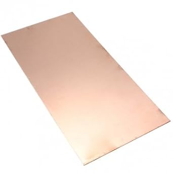 Atoz prime 99.9% Pure Copper Sheet Metal Plate 1mm*100mm*100mm