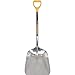 True Temper 2681200 Aluminum Scoop with D-Grip and Hardwood Handle, Silver