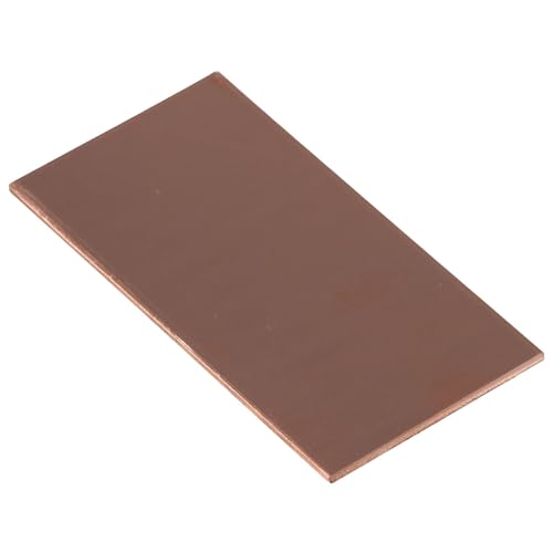 AllGIFT Pure Copper Sheet,DIY 100x50mm T2 Copper Discs Durable Blanks Metal Sheets for Crafts, Electrical Repairs, Industry(2x50x100mm)