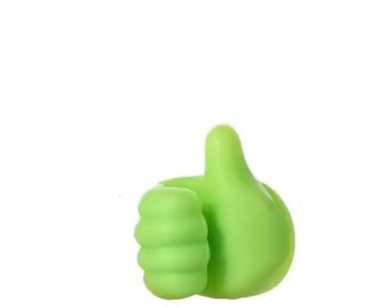 1 Pices Adhesive Thumb Wall Hooks for Hanging, Cable Organizer Clips, Adhesive Silicone Wire Organizer Key Hanger Cable Wire, Wall Hangers, Bedroom, Car