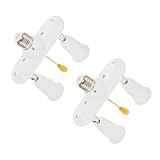 Multiangle pratique : Le 2pcs Lamp Socket With Pull Chain offre un support flexible pour orienter la lumière avec précision, résolvant les contraintes des douilles standard et améliorant l'éclairage dans vos espaces de vie