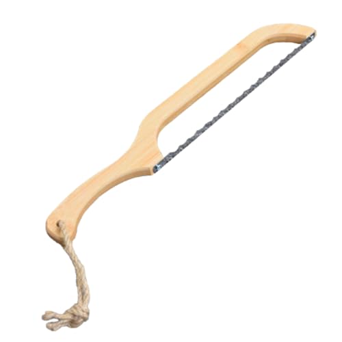 Teksome Couteaux à Arc Trancheuse à,Couteaux à Longs - Long Coupe-dentelé d'acier Inoxydable de poignée Confortable pour des Biscuits de sandwichs