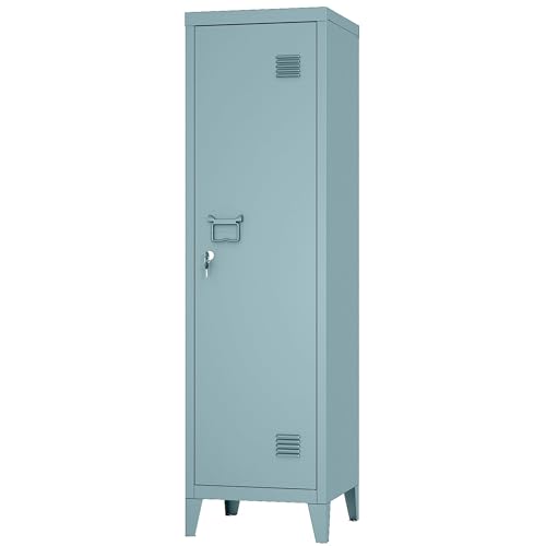 Image of MIOCASA Metal Cabinet Home Office Storage Cabinets with Doors and Shelves Lockable File Cabinet Organizer Coat Lockers for Kids