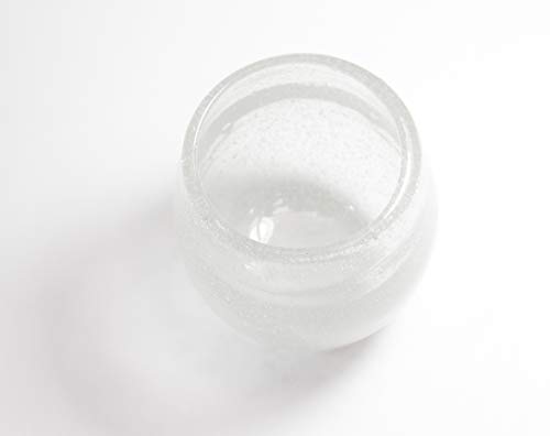 Set de 6 vasos frothing glass pequeños blancos miniatura 3