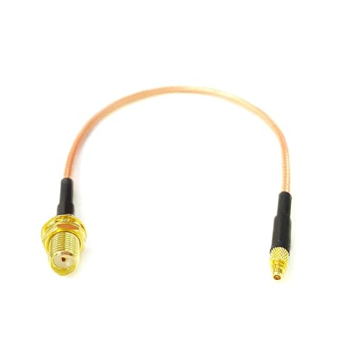 ���X�W���b�N�i�b�g����N T*N/C BNC UHF MCX MMCX TS9 CRC9 �X�g���[�g�s�O�e�[���P�[�u�� RG316 WI/*FI ���C�����X 3G 4G ���f���p(SMA-MMCX,20CM)