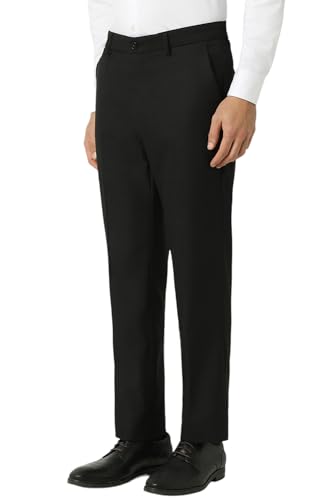 Image of Van Heusen Men Mid Rise Regular Fit Pants