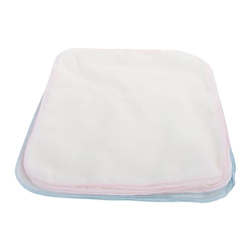 Abaodam Toallitas de Saliva para Ñiño 20 Piezas de Algodón 100% Hipoalergénicas y Lavables Suaves y Seguras para Recién Nacidos y Lactantes Toallas de Tela Reutilizables para Limpieza