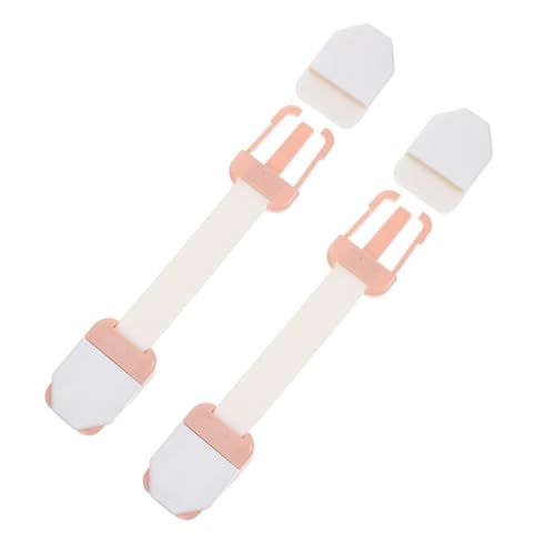 Milisten 2Piezas Cerraduras De Seguridad Para Cerraduras Ajustables Para Armarios y Protección Infantil Para Muebles Instalación y Compatible