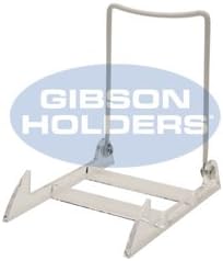Miniatura 2 de Gibson Holders Soporte de exhibición grande 3PL con base transparentecable blanco, paquete de 2