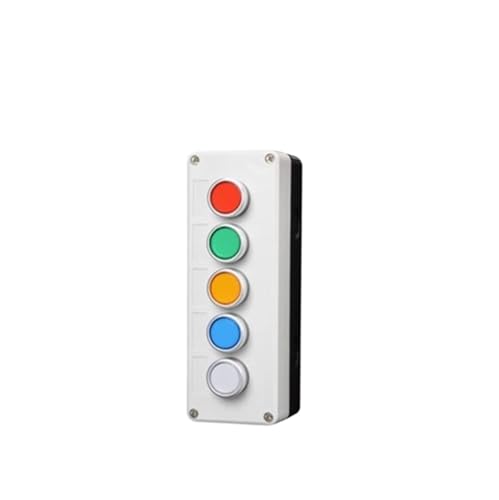 Réinitialisation automatique et arrêt d'urgence NO-19 pour boîte à boutons étanche industrielle 24V