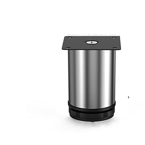 ACUIPP Furniture Legs Black Replacement Metal Feet? Adjustable Stainless Steelniture Feet? for Couch Cabinets Tv Stands Sofa Feetsniture Feet/15Cm