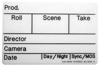 Engraved Insert Scene Slate