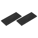 QUARKZMAN Graphitblock Barren Rechteck Graphitelektrodenplatte 100x50x5mm zum Schmelzen, Gießen, Elektrolyse, Galvanisieren, 2 Stück