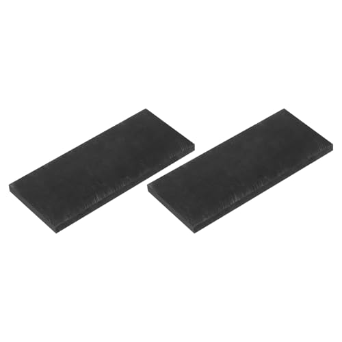 QUARKZMAN Graphitblock Barren Rechteck Graphitelektrodenplatte 100x50x5mm zum Schmelzen, Gießen, Elektrolyse, Galvanisieren, 2 Stück