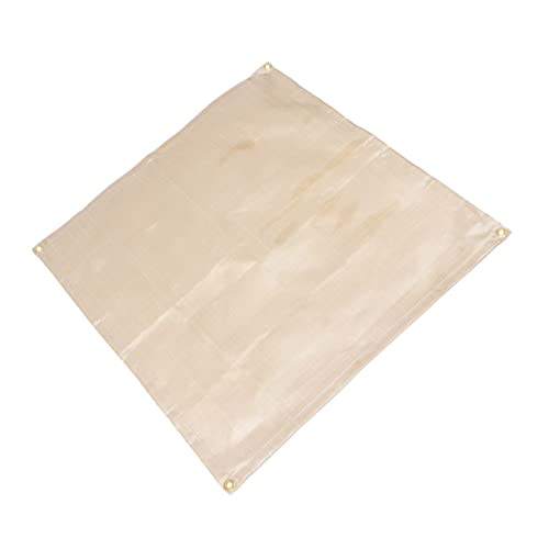 Wakauto Camping Fireproof Cloth Barbecue Supplies BBQ Cover Eyelets Heatproof Blanket