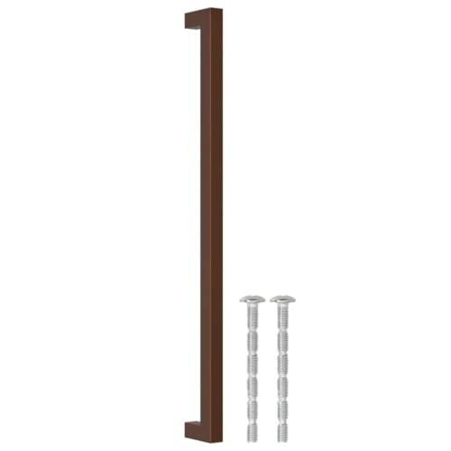 Poignées de meuble en inox bronze 320 mm avec vis découpables pour s'adaptater à toutes vos portes