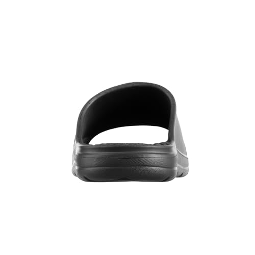 Image of Totes Men's Everywear Slide Sandals Lightweight Waterproof Comfort Slides with Cushioned Footbed for Pool, Beach & Everyday Wear