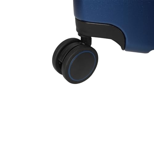 Image of Verage Luxe Freeland Cabin & Check-in Hardsided Trolley Bags for Travel, Expandable Hardshell Suitcase with Spinner Wheels, TSA Approved Lock Luggage (Carry-On 20-Inch, Blue)