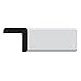 1" flat corner molding