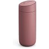 Fellow 16 oz Carter Ceramic-Lined Travel Coffee Mug Slide Lid, No Metal Taste, Vacuum Insulated Stainless Steel Tumbler, Hot 6hr/Cold 6hr, Leak-Proof and Dishwasher Safe, Desert Rose