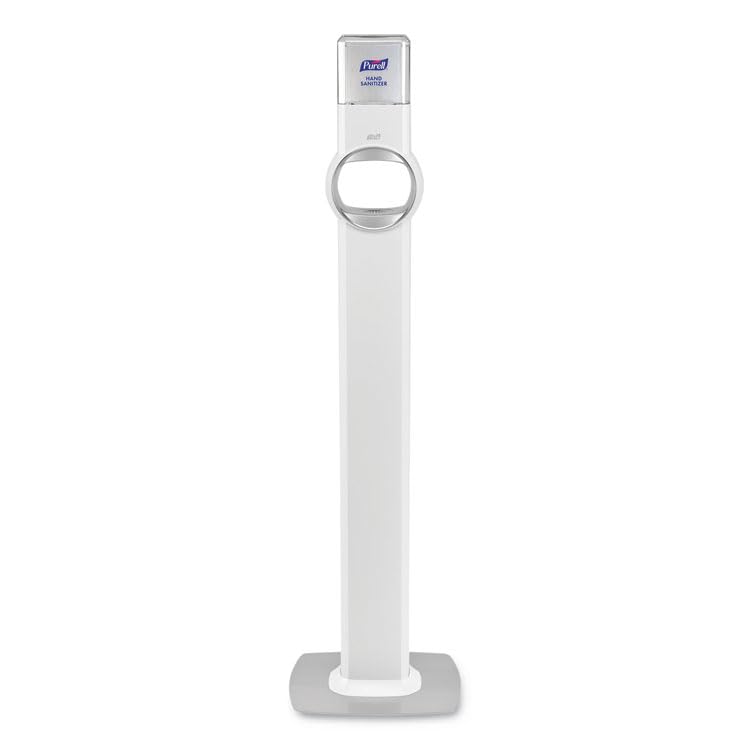 Fs6 Touch-Free Floor Stand Dispenser 1200 Ml 12.5 X 11.3 X 38.5 White