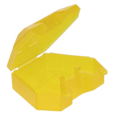 AmeriCan Goods 6/Pcs Premium Glitter Denture Bath Case Box Retainer, Splint & Night Guard Storage, Travel Container