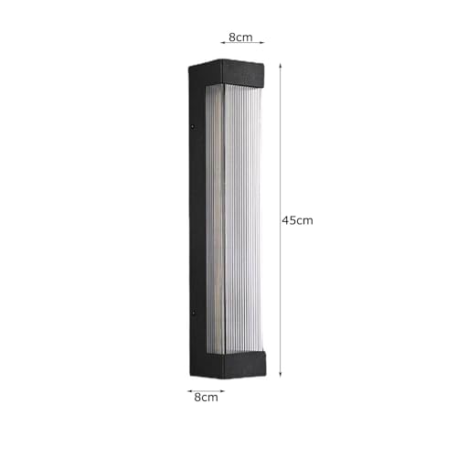 Lámpara LED de pared exterior impermeable para iluminar patios oscuros 2