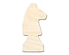 Unfinished Wood Knight Chess Piece Shape | DIY Craft Cutout | up to 46" DIY 20" / 1/4" #1