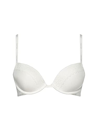 Calvin Klein Damen Push-Up-BHs Push Up Plunge 000qf5145e, Weiß (Ivory), 75B