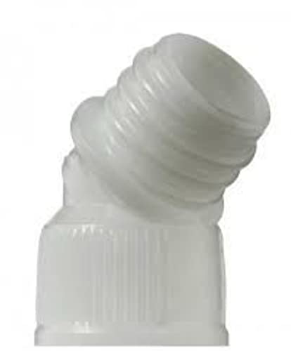 12 X 45 DEGREE ANGLED SILICONE SEALANT ELBOW NOZZLE ADAPTER