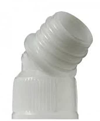 QUARKZMAN 24 Stück 45 Grad PVC Ellbogen - 1/2 Zoll Rohrverbinder Für DIY Möbelbau